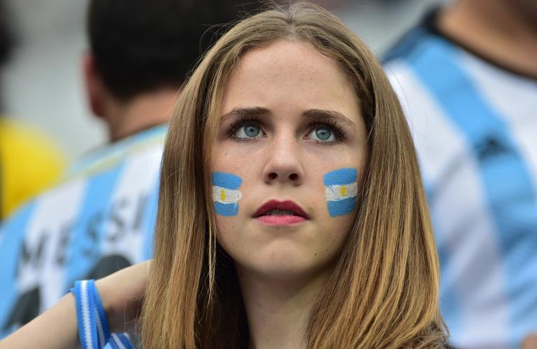 阿根廷女球迷图片