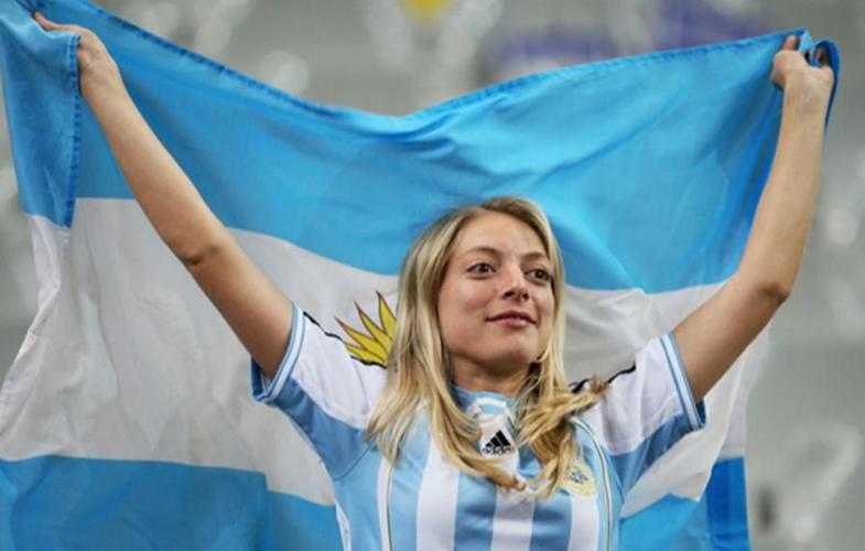 阿根廷女球迷的视频